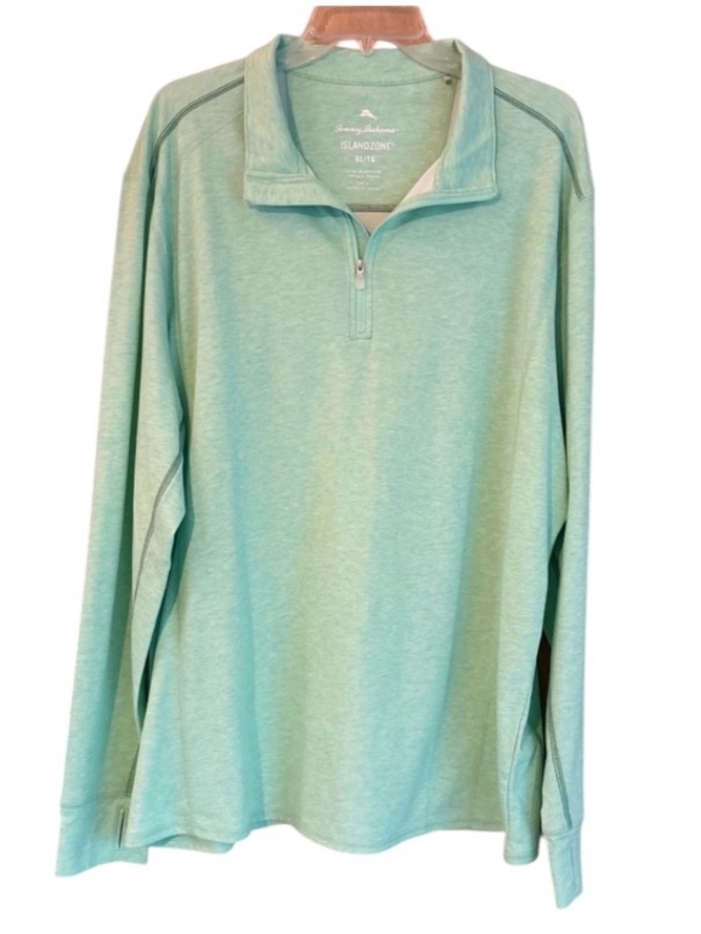 NWOT Tommy Bahama Men’s IslandZone Quarter-Zip Pullover UPF 30  Size XL
